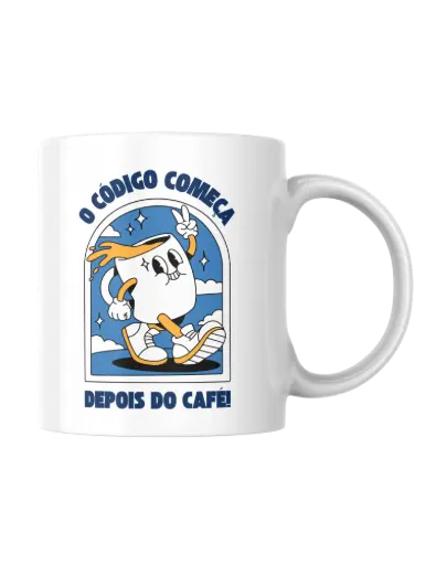 Caneca - O código começa depois do café