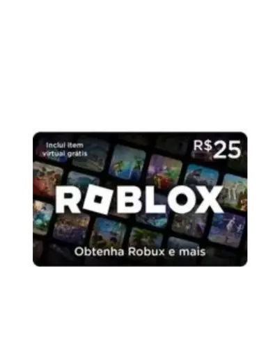 Gift Card - Roblox - R$25